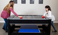 Triple Threat 6' 3-in-1 Combo Game Table w/ Billiards, Ping Pong and Air Hockey