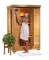 Sahara 2 Person Hemlock FAR Infrared Sauna Room with 5 Ceramic Heaters