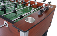 Primo Cherry 56" Deluxe Foosball Soccer Game Room Table