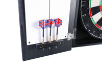 Winchester Regulation 18" Dartboard Cabinet Dart Board Set Steel Tip Darts