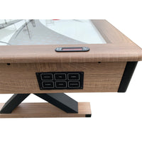 Excalibur 6-ft Driftwood Air Hockey Table with Table Tennis