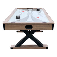 Excalibur 6-ft Driftwood Air Hockey Table with Table Tennis