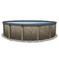 18' Round Steel Wall Above Ground Pool Kits plus Charlie's Starter Package
