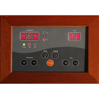 Klondike 4 Person Cedar Infrared Sauna Room with 9 Carbon Heaters