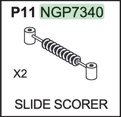 Replacement Part NGP7340 Slide Scorers