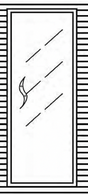 Replacement Part SAP2457 Glass Door