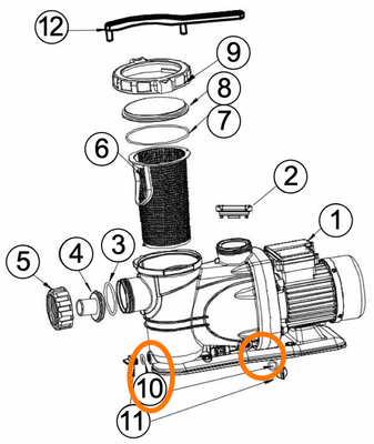 Replacement Part NEP4136 Drain Valve O-Ring (Pair)