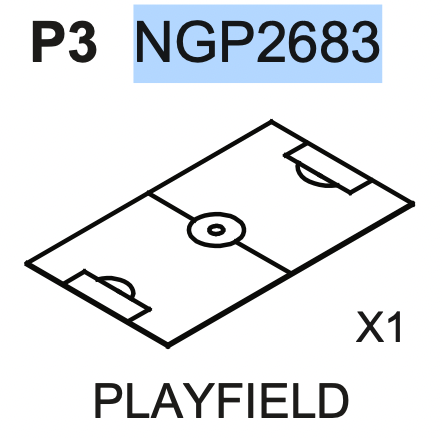 Replacement Part NGP2683 Playfield