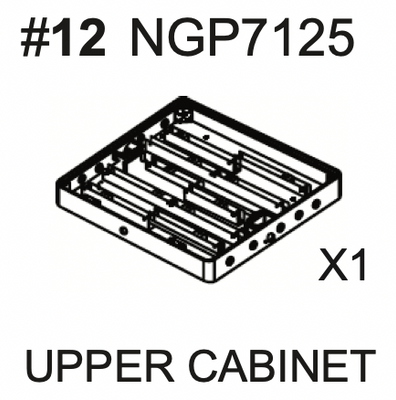 Replacement Part NGP7125 Upper Cabinet
