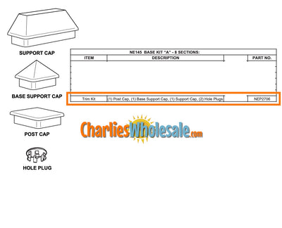 Replacement Part NEP2706 Trim Kit