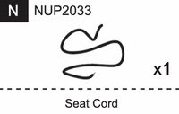 Replacement Part NUP2033 Seat Cord