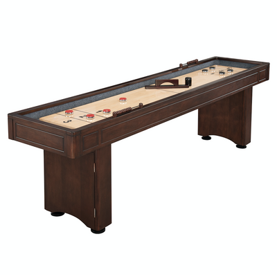 Austin 9' White Maple & Poplar Shuffleboard Table