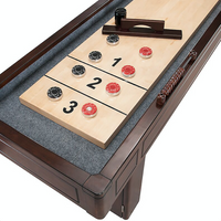 Austin 9' White Maple & Poplar Shuffleboard Table