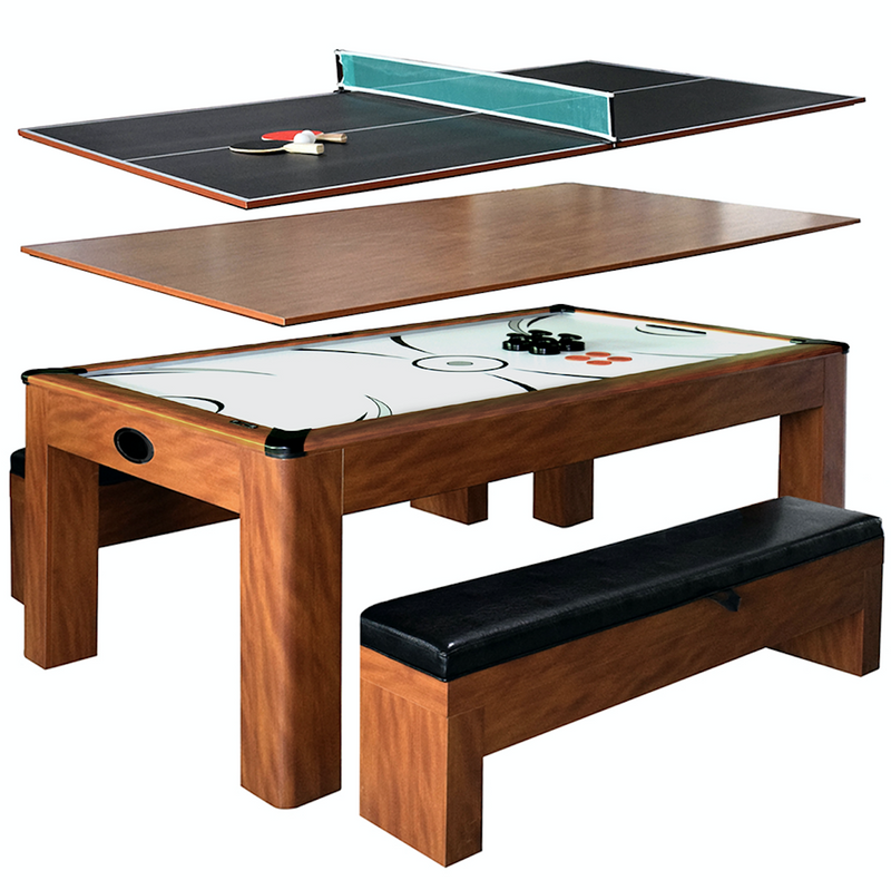 Air hockey table clearance with dining top
