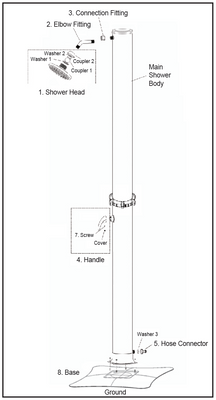 Replacement Part NUP1004 Part #5 Hose Connector