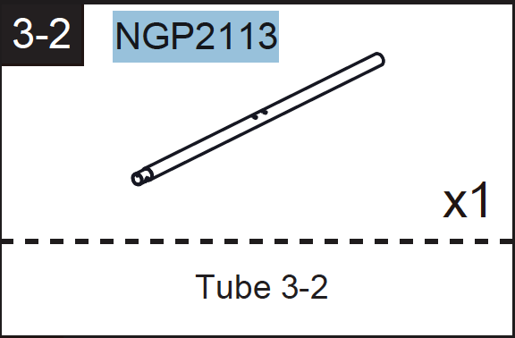 Replacement Part NGP2113 Tube 3-2