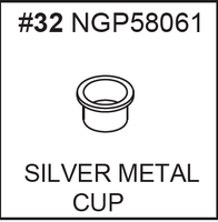 Replacement Part NGP58061 Silver Metal Drink Cup