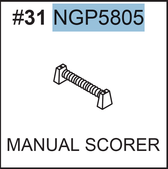 Replacement Part NGP5805 - Manual Scorer