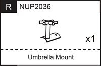 Replacement Parts NUP2036 Mount