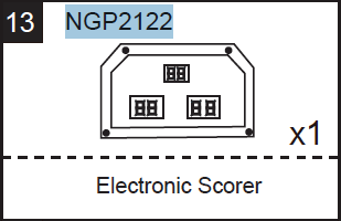 Replacement Part NGP2122 Electronic Scorer