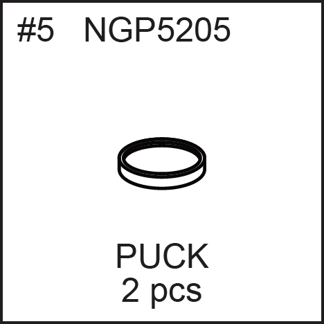 Replacement Part NGP5205 Puck - Pair of 2