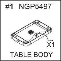 Replacement Part NGP5497 Table Body