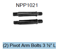 Replacement Part NPP1021 PIVOT ARM BOLT SET OF 2