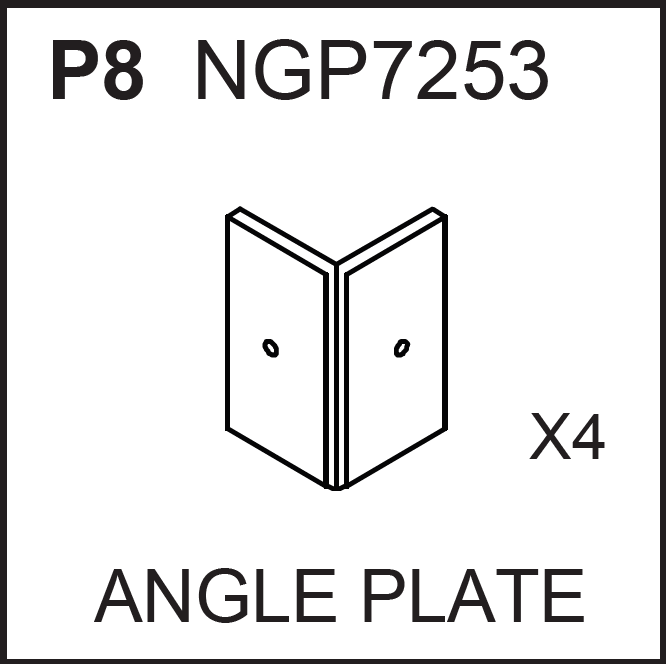 Replacement Part NGP7253 Angle Plate (4)