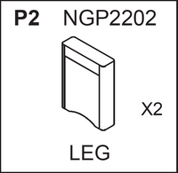 Replacement Part NGP2202 - Leg (Pair)