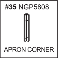 Replacement Part NGP5808 Apron Corner