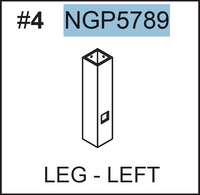 Replacement Part NGP5789 LEG-LEFT