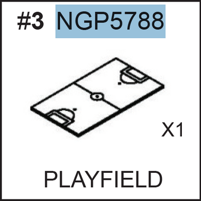Replacement Part NGP5788 Playfield