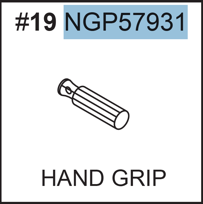 Replacement Part NGP57931 Wood Handle Grip
