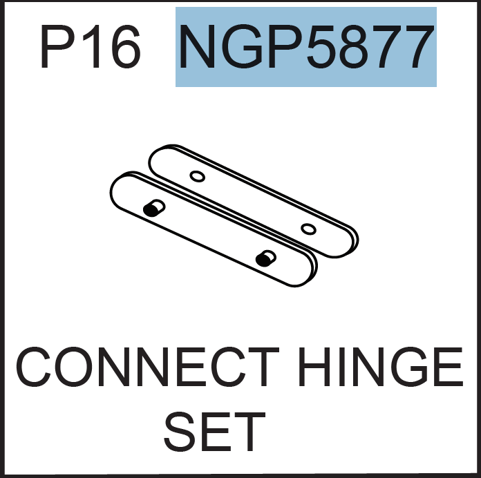 Replacement Part NGP5877 Connect Hinge Set
