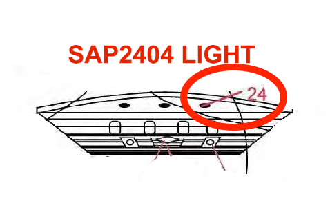 Replacement Part SAP2404 / SAP2403 Light Bulb