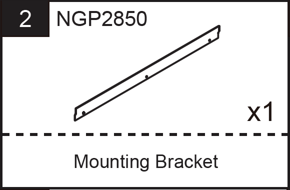 Replacement Part NGP2850 Mounting Bracket