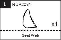 Replacement Part NUP2031 Seat Web
