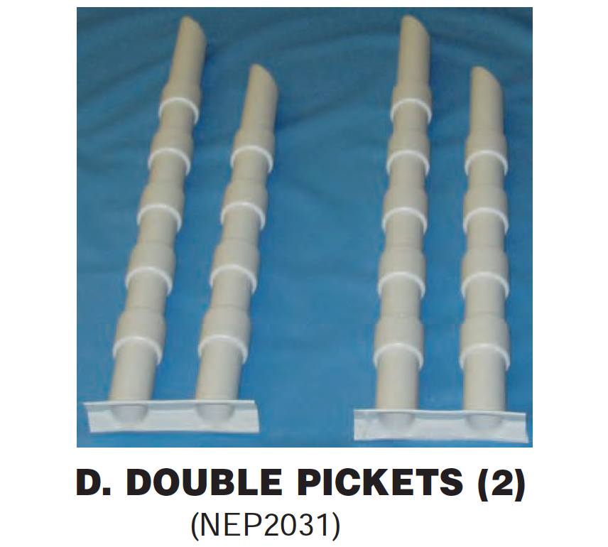 Replacement Part NEP2031 Double Pickets 2 EACH