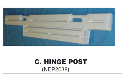 Replacement Part NEP2038 Hinge Post