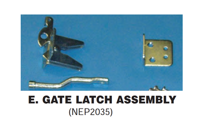 Replacement Part NEP2035 Gate Latch Assembly