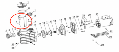 Replacement Part NEP4142 Filter Basket