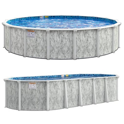 South Sea 52" Tall Steel Wall Resin Above Ground Pool Kit plus Starter Package