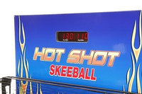 Carmelli Hot Shot Arcade Style 2 Player LED Electronic Scoring Skeeball Table