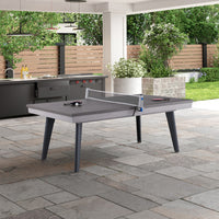 Santorini Slate Outdoor Billiards Pool Table with Dining and Ping Pong