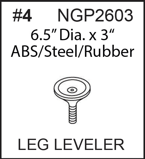 Replacement Part NGP2603 Leg Leveler