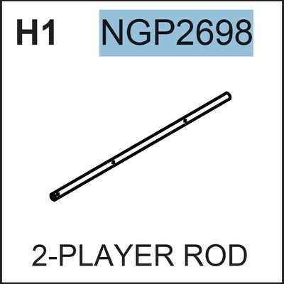 Replacement Part NGP2698 2 Player Rod