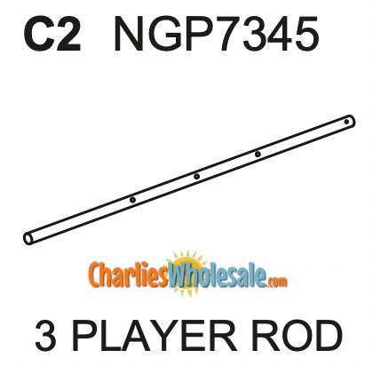 Replacement Part NGP7345 3 Player Rod