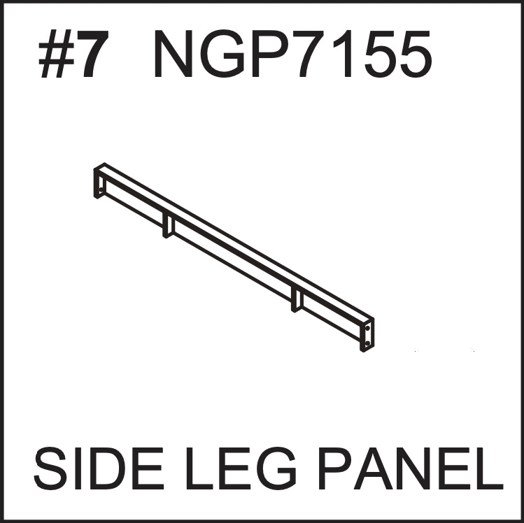 Replacement Part NGP7155 Side Leg Panel
