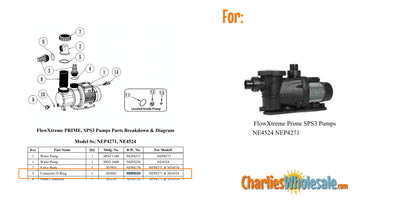 Replacement Part NEP4129 Connector O Ring