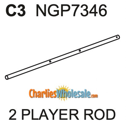 Replacement Part NGP7346 2 Player Rod